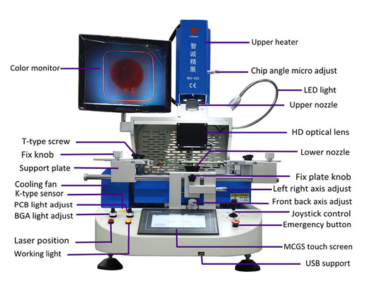 110V 220V Automatic Soldering Machine QFN QFC BGA Soldering Station