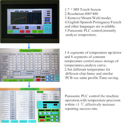 PLC Quick SMD Rework Station WDS-750 6800W For HDD Removal