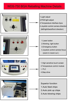 0.8mm-8mm BGA Welding Machine PLC Control For Laptop Computer Macbook