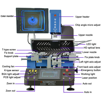 WDS-650 BGA Welding Machine 6400W Fully Automatic Bga Rework Station